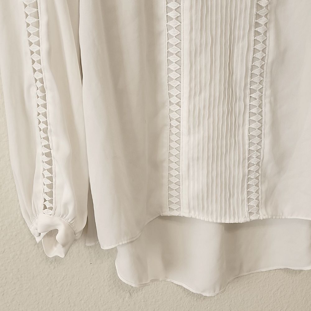 - WHBM white blouse S - Picture 3 of 7